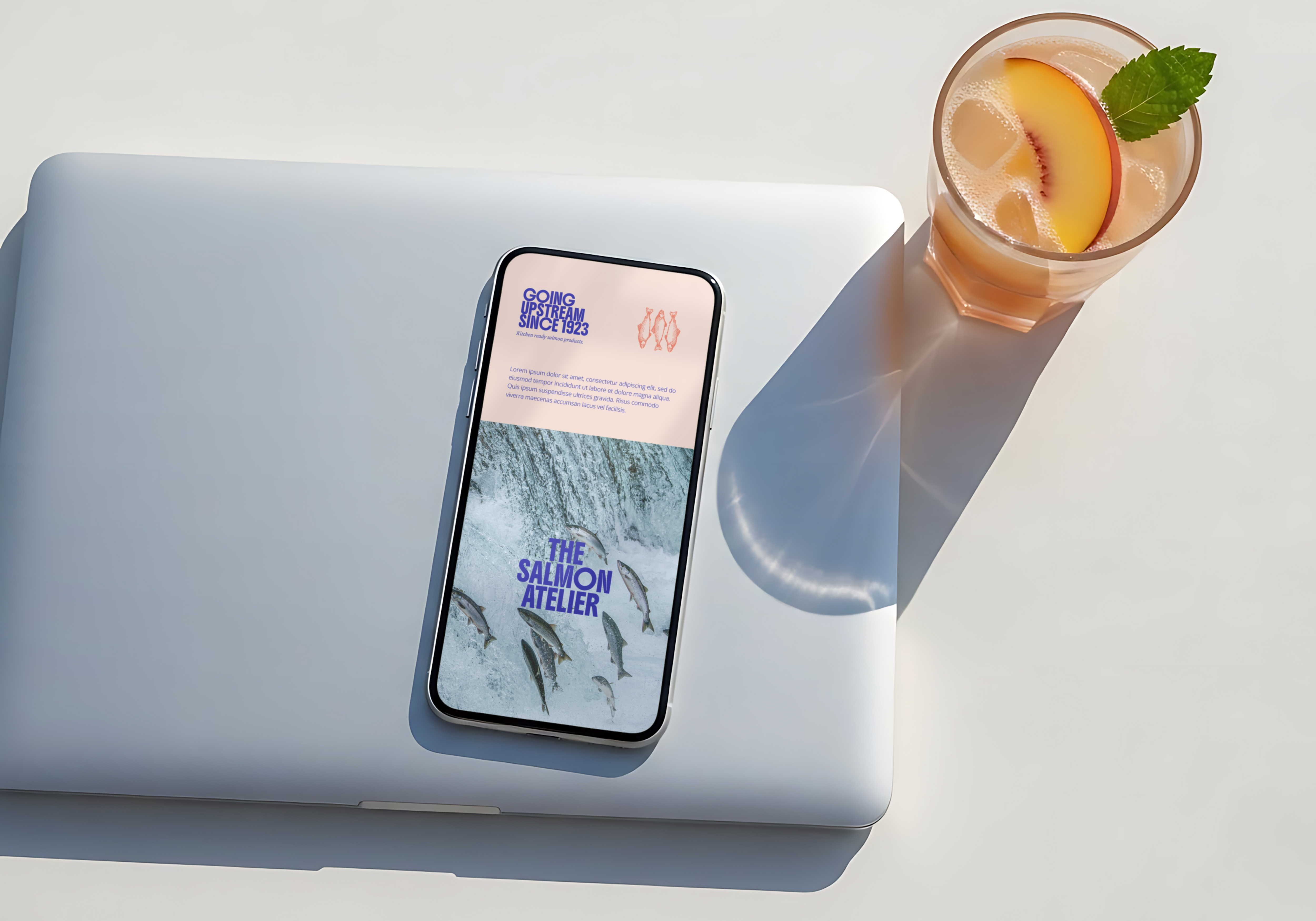 The Salmon Atelier — digital identity